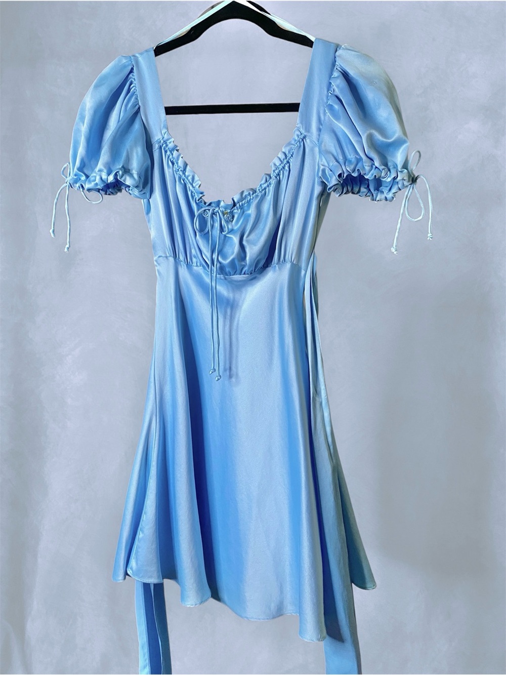 RARE Love, Courtney x Nasty Gal "Doll Parts" Satin Babydoll Dress Size Small